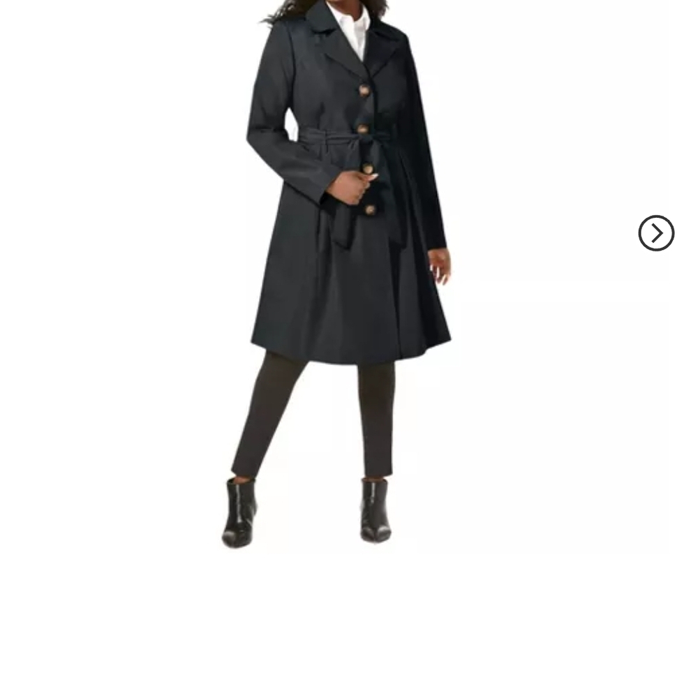 Women's Black Trench Coat